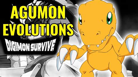 Digimon Survive Agumon Todas As Evolu Es Spoilers Youtube