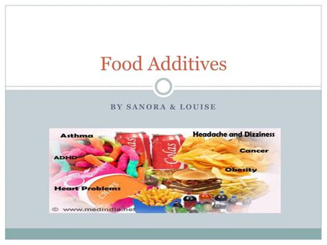 PPT - Food Additives PowerPoint Presentation, free download - ID:2134009