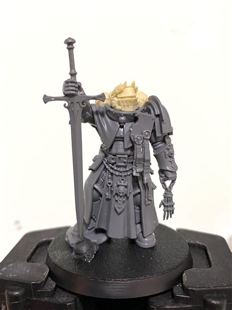 Built Myself An Emperors Champion For My Black Templars My First Full