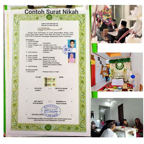 10 Contoh Surat Keterangan Nikah