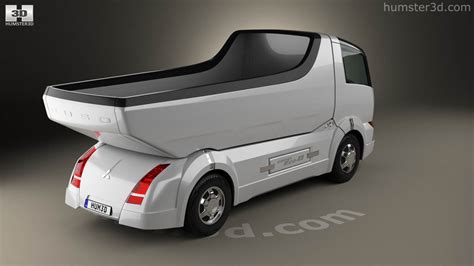 View Of Mitsubishi Fuso Canter Eco D Hybrid Truck D Model