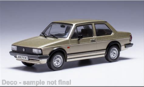 Diecast Model Cars Volkswagen Jetta 143 Ixo Mki Metallise Brun 1979