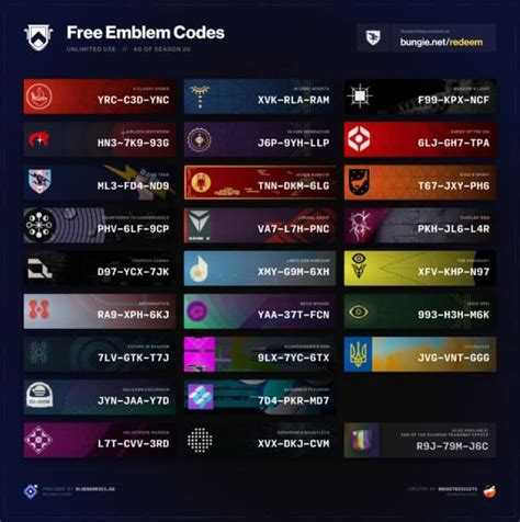 Destiny 2 Free Emblems available today: Season 21