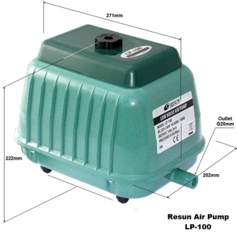 Resun Lp Septic Air Pump L Bloomin Hydro