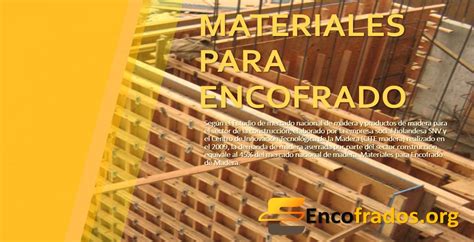 Encofrados De Madera Tipos De Encofrado En La Construcci N