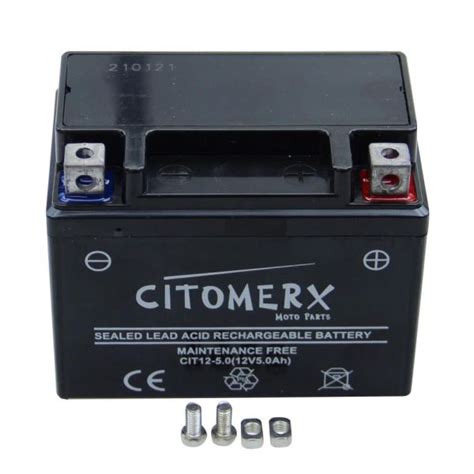 Citomerx Powersports Gel Batterie Cit V Ah Citomerx