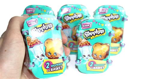 Shopkins Season 3 Blind Basket Opening 4 Youtube