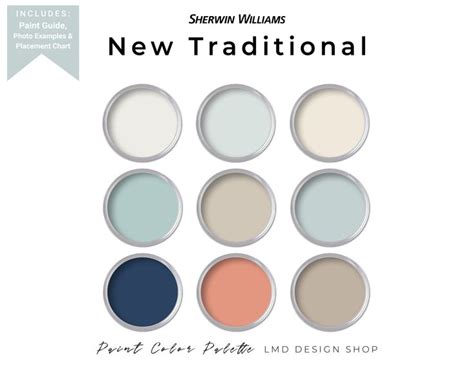 Sherwin Williams Traditional Paint Color Palette Paint Scheme Whole