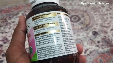 Blackmores Pregnancy Breastfeeding Gold Sumber Nutrisi Lengkap Untuk