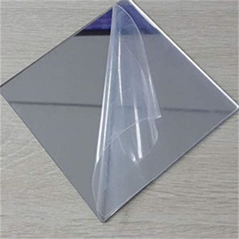 BIGMALL Silver Mirror Acrylic Sheet 2 Mm 12 Inch X 12 Inch 12 X12