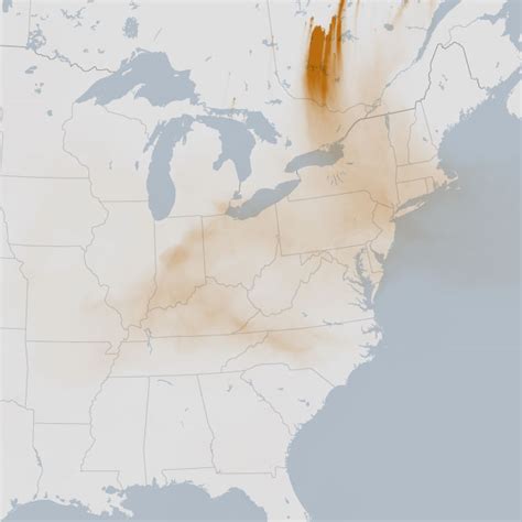 Maps Tracking Air Quality And Smoke From Canada And Us Wildfires