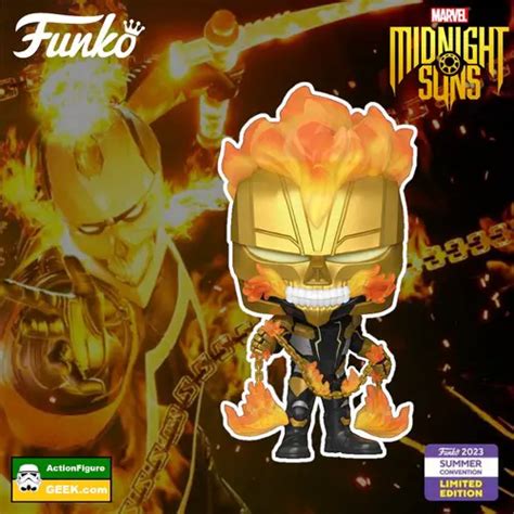 New Marvel Midnight Suns Ghost Rider Funko Pop