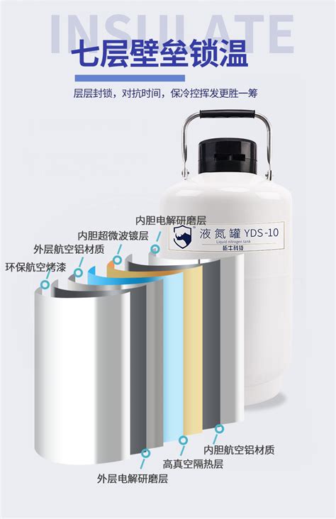 析牛科技液氮罐10升20l30升冻精大口径储存液氮桶生物容器实验室 淘宝网