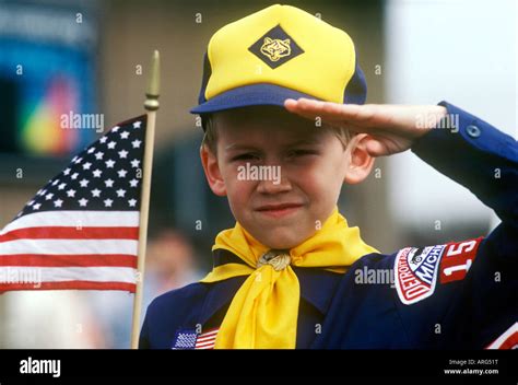 Cub scout salute hi-res stock photography and images - Alamy