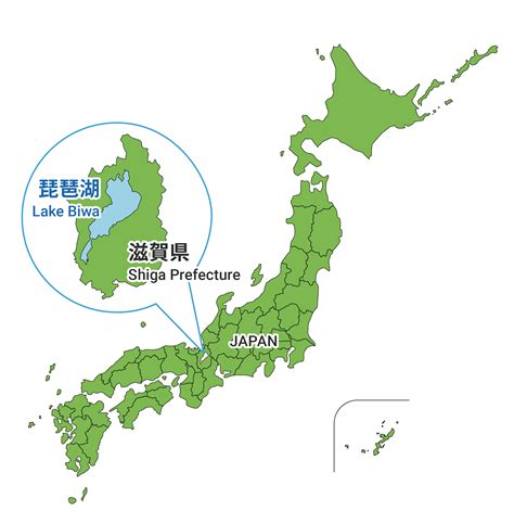 Lake Biwa Map