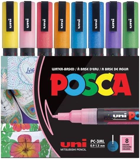 Amazon Posca Acrylic Paint Marker Set Fine Colors Pc M