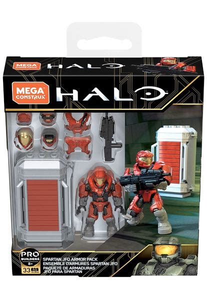 Halo Reach Mega Bloks Construx Spartan Jfo Red Armor Pack Hobbies