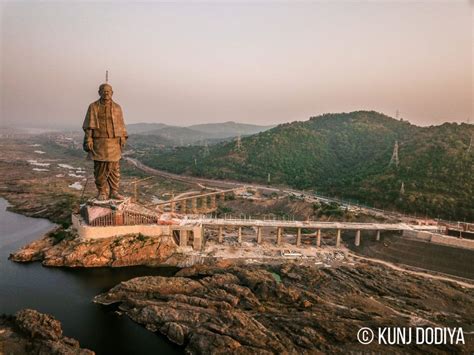 1A Statue Of Unity Drone Photo Darpan Dodiya