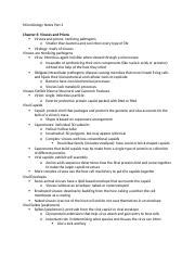 Microbiology Notes Part Docx Microbiology Notes Part Chapter