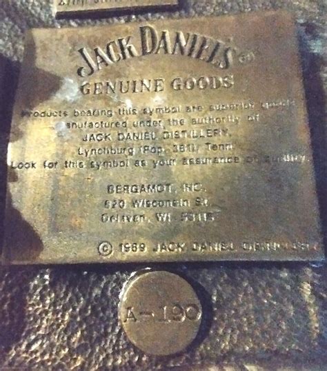 JACK DANIELS OLD TIME TENNESSEE WHISKEY BELT BUCKLE V Gem