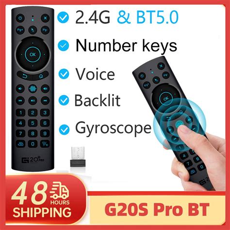 G20S G20S Pro G20S Pro BT Air Mouse Voice Remote Control 2 4G Wireless