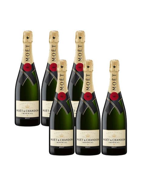 Moet Chandon Brut Imperial NV Champagne France Pack Of 6 Bottles