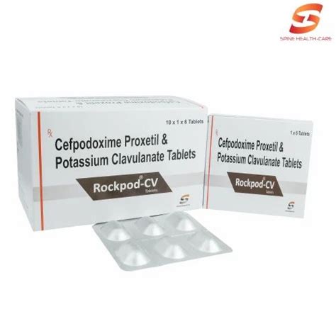 Cefpodoxime And Potassium Clavulanate Tablet At Rs Box In