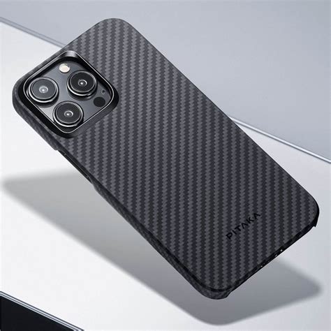 PITAKA Case For IPhone 15 Pro Max Carbon Fiber Supports MagSafe