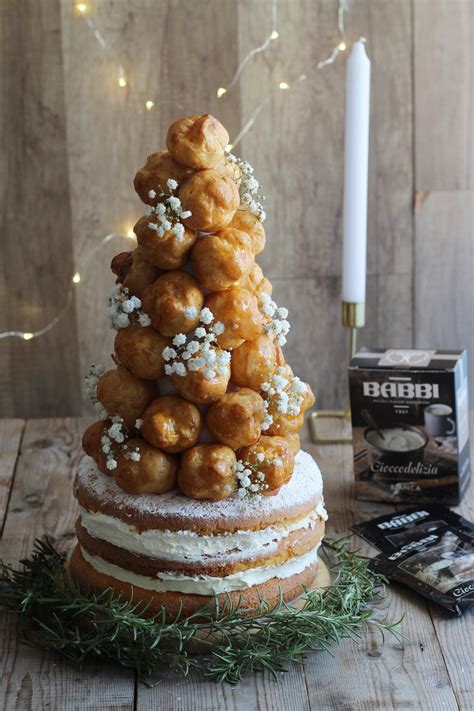 Naked Cake Di Natale Con Croquembouche Say Good Receta Dulces De