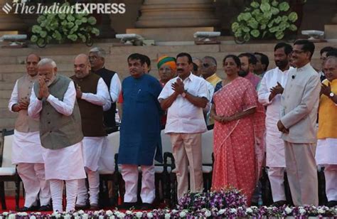 Scenes From Rashtrapati Bhavan As Pm Modi And Cabinet Of Ministers Take