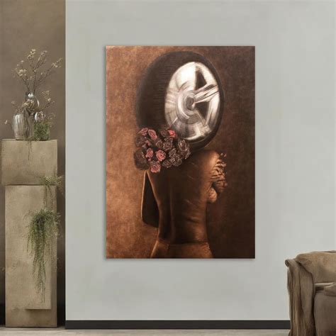 African Women Art Decor African Girl Canvas Wall Art Ethnic Art