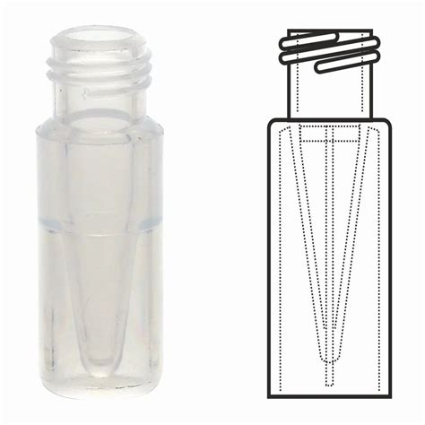 Chromatography Vials 9mm Short Screw Thread Vials With Opening TC