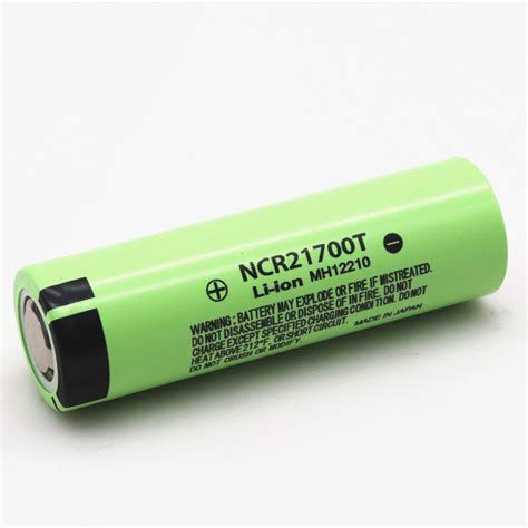 21700 NCR21700T Lithium Rechargeable Battery 4800m Vicedeal