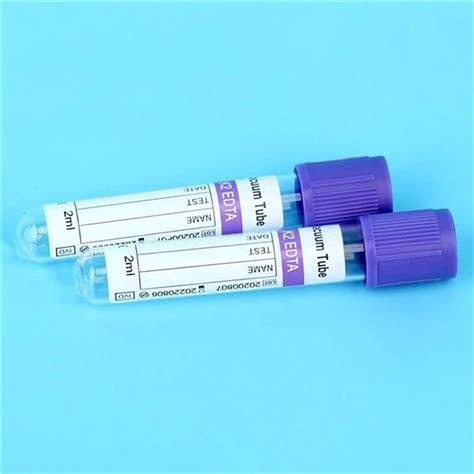 China Customized 10 Ml Edta Vacutainer Tubes Manufacturers Factory