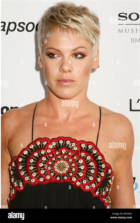 Pink Alecia Moore 2007 Clive Davis Pre Grammy Awards Party Arrivals