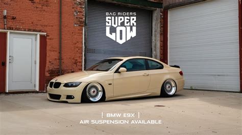 Bagged Bmw E9x Super Low Air Suspension By Bag Riders Youtube