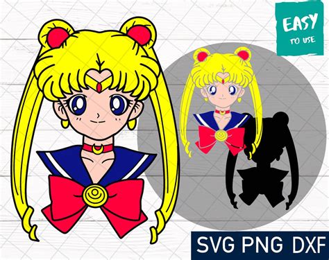 Sailor Moon SVG Cricut Svg Clipart Layered SVG Files For Etsy