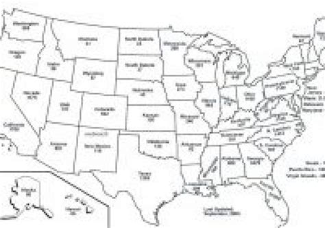 Printable States And Capitals Map State Capital Quiz Blackline For Inside Blank States And