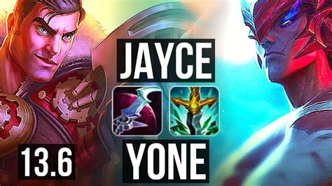 JAYCE Vs YONE TOP 11 0 4 Legendary 1 4M Mastery KR Master 13