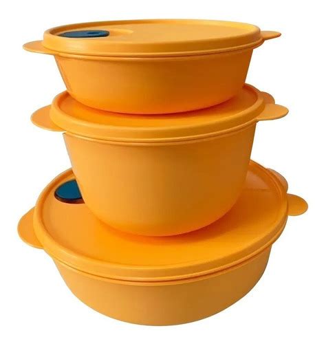 Bea Pda Cristalwave Conjunto 3pçs Tupperware Parcelamento sem juros