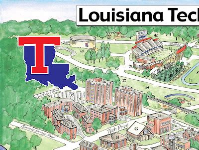 Louisiana Tech University Campus Map - Map