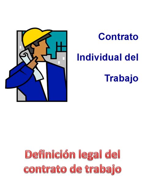 Contrato De Trabajo Pdf Derecho Laboral Salario