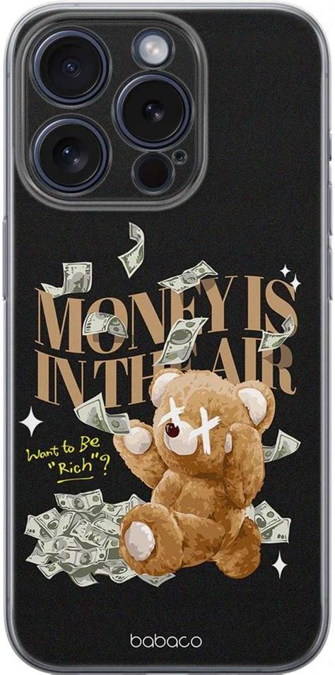 Babaco Etui Do Apple Iphone 14 Pro Teddy Money 001 Nadruk Pełny Czarny