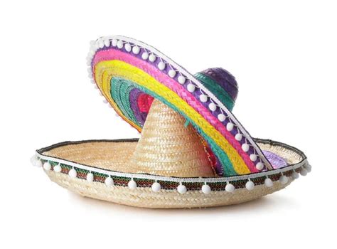 Mexican Sombrero White Background — Stock Photo © serezniy #470744502