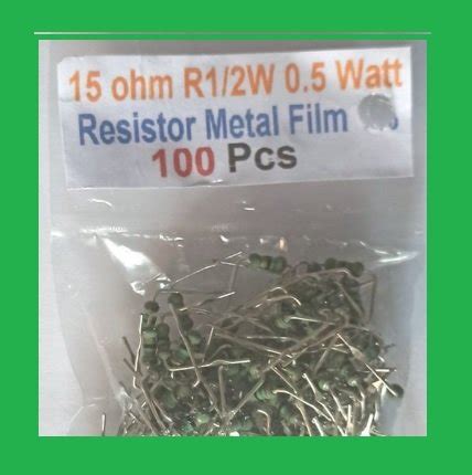 Jual Qty Pcs Mf Ohm R W Resistor Metal Film Di Lapak Murata