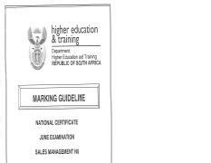 Sales Management Guidelines For Higher Education Examination Course Hero