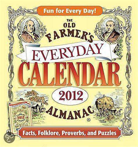 The Old Farmers Everyday Almanac 2012 Calendar Old Farmer