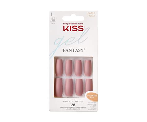 Gel Fantasy Sculpted Long Fake Nails 28 Units Life Kiss Artificial Nails And Nail Art