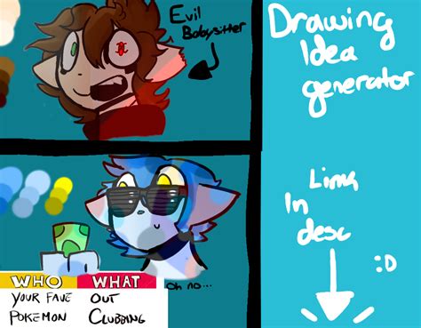 Drawing Idea Generator by DeffyDraws on DeviantArt