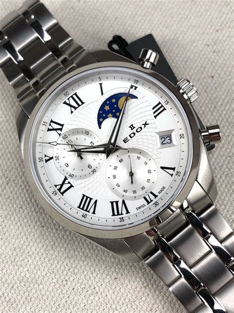 Edox No Reserve Price Les Vauberts Moonphase Catawiki